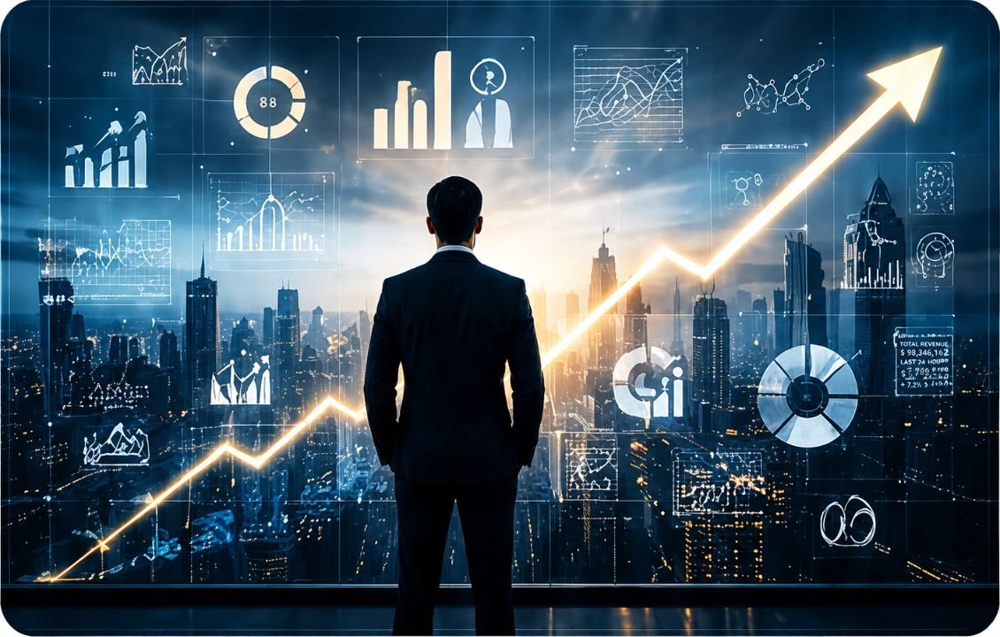 Business growth strategy visualization